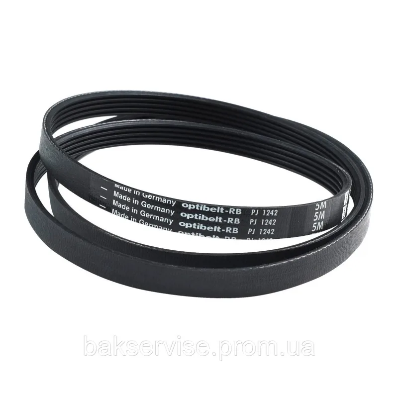 Ремінь 1242 J5 PJ Optibelt для пральної машини Whirlpool, изображение 1