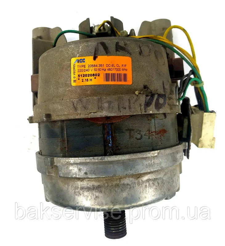 Електродвигун для пральних машин ACC   512020802    Б. У, изображение 2