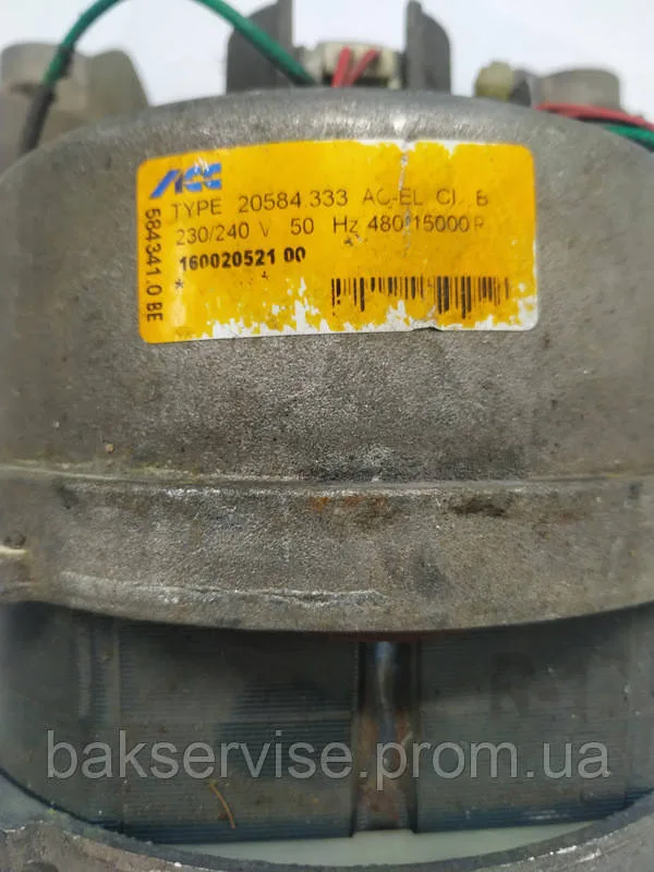 Мотор для пральної машини ACC Код (20584.333 160020521.00) Б. У, изображение 5