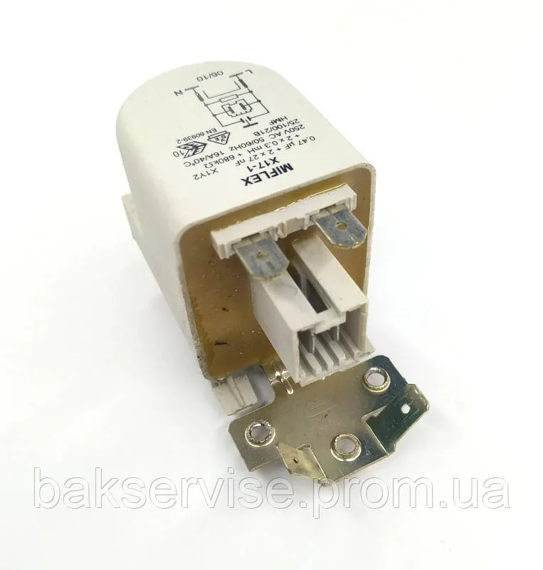 Фільтр мережевий пральної машини MIFLEX X17-1 Б. У, изображение 1
