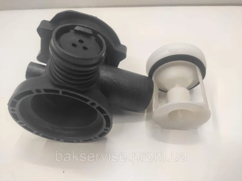 Корпус фільтра насоса (равлик) в зборе для пральної машини Ariston . Код PP-40T Б. У, изображение 1