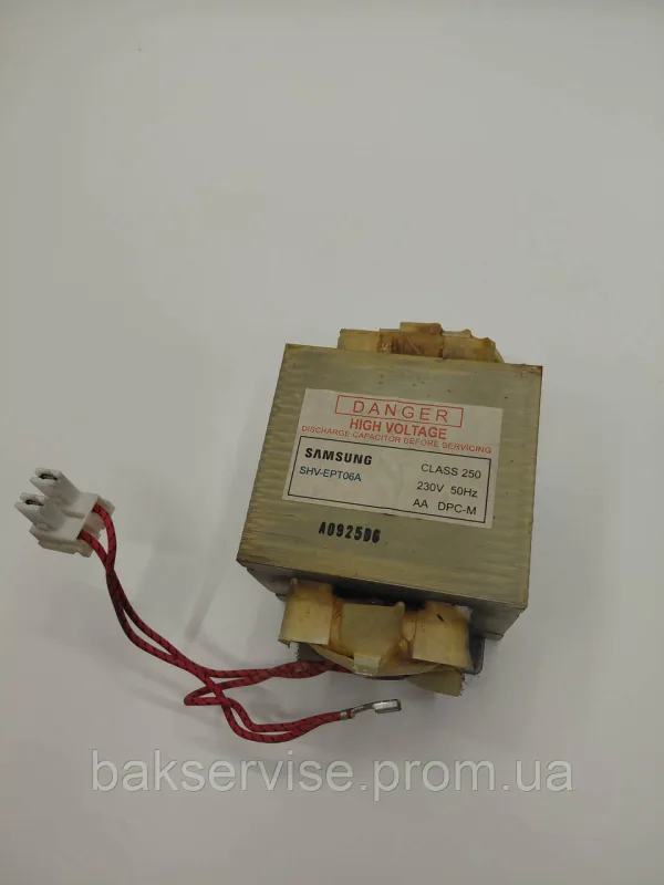 Трансформатор для мікрохвильової печі Samsung DE26-00160A SHV-EPT06A Original Б/У, изображение 4