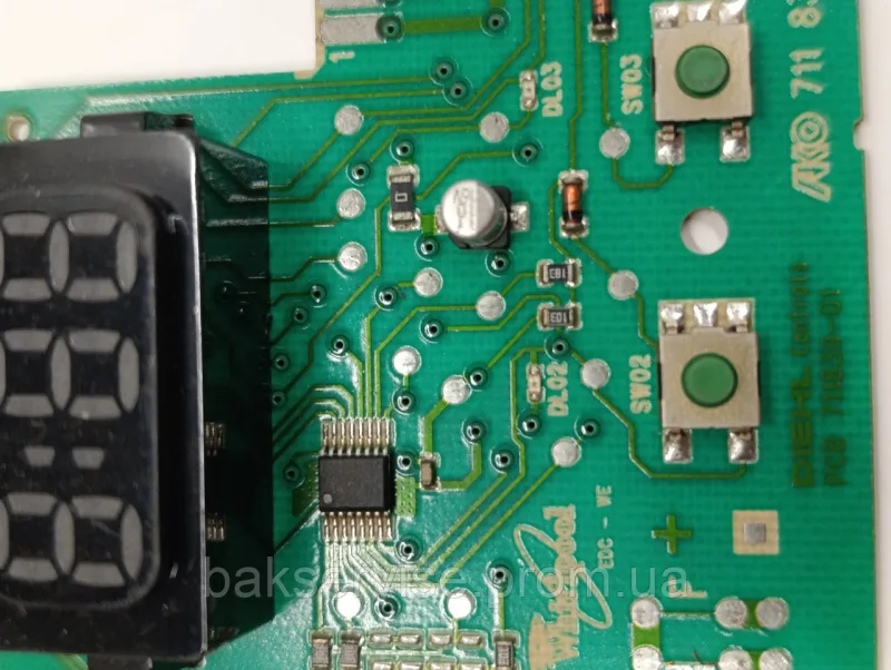 Плата індукційна для пральної машини Whirlpool  461973072041-01 AKO CN 711837-01 Б/У, изображение 6