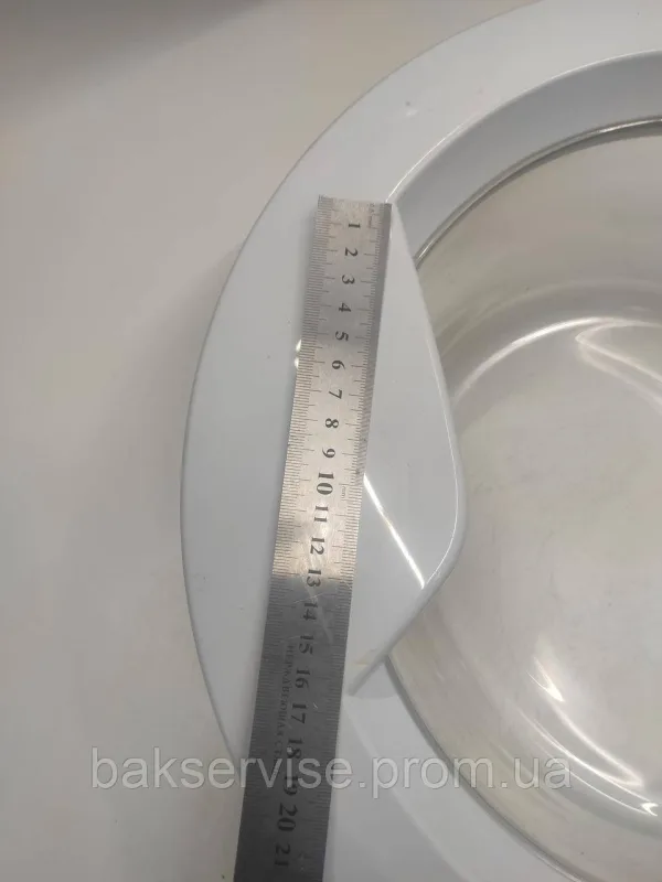 Дверки(люк) для пральної машини Indesit 230010039 (БЕЗ ЗАВІСИ)  Б/У, изображение 3