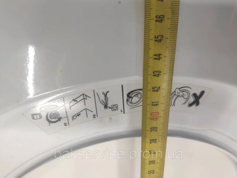 Передня кришка корус для пральних машин BEKO WBN 71432 Б. У, изображение 5