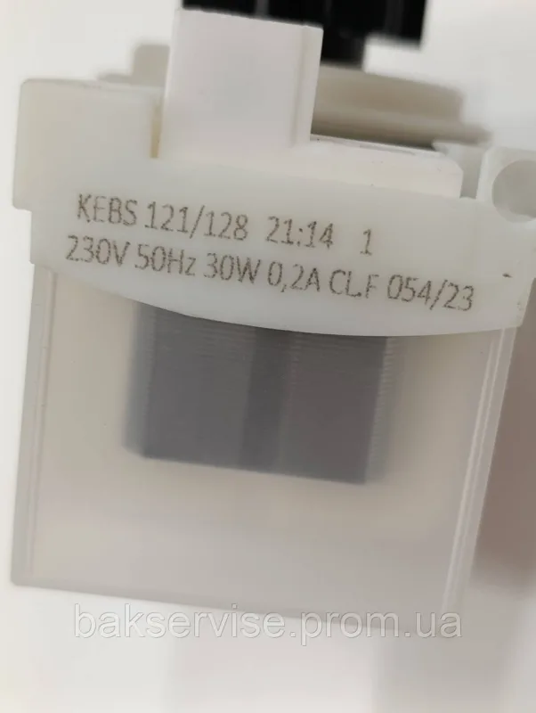 Насос помпа (мотор) зливний до пральної машини Copreci KEBS111/093 Bosch 786729 НОВЕ, изображение 4