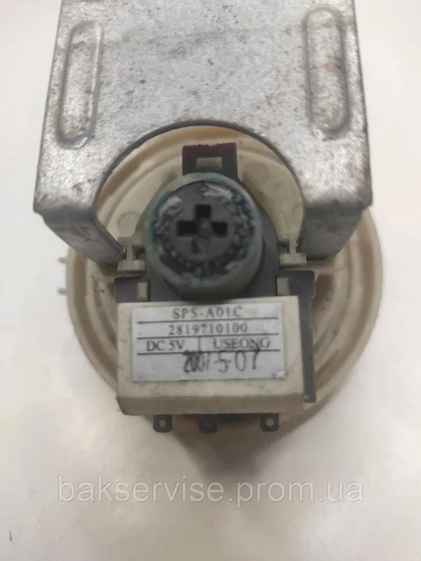 Пресостат (датчик рівня води) для пральної машини Beko 2819710500, изображение 3