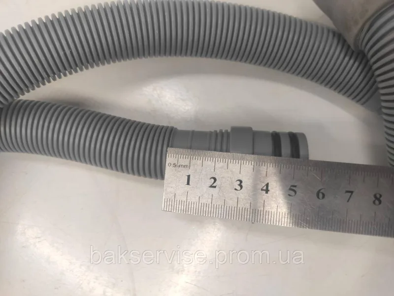 Шланг зливний до посудомийки сумісний з Ariston C00273284 Б/У 2100 мм, изображение 3