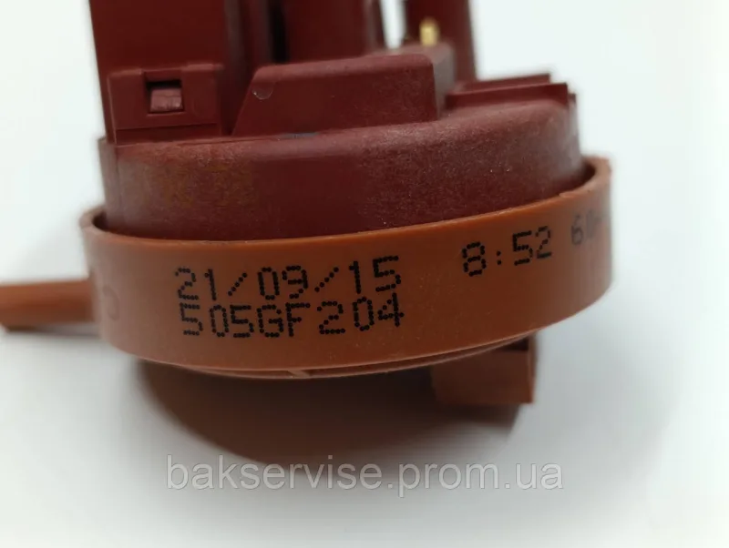 Прессостат (датчик рівня води) для пральної машини Gorenje 375199 Б/У, изображение 3