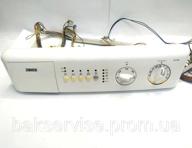 Панель (модель) управления в зборе для стиральной машины Zanussi FCS 920C Б/У, зображення 1