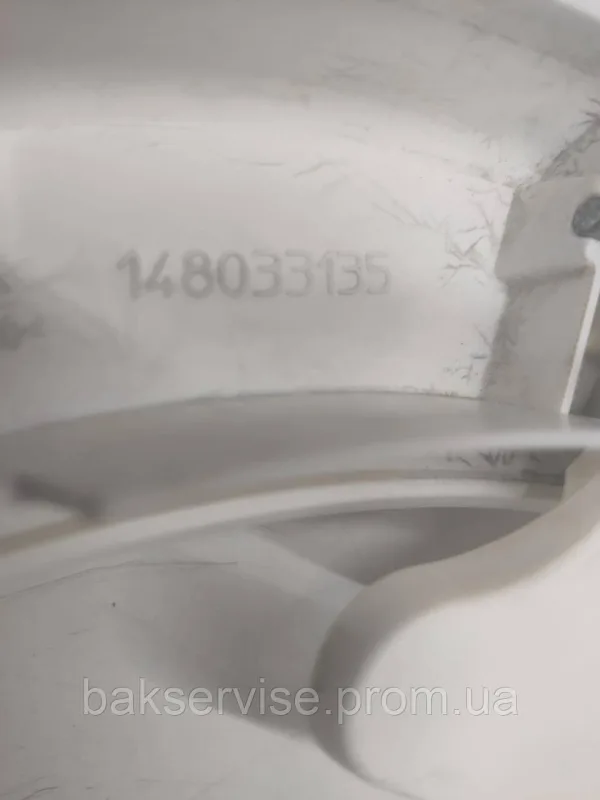 Внутрішня рамка люка пральної машини з ручкою Indesit 148026042  Б/У, изображение 3