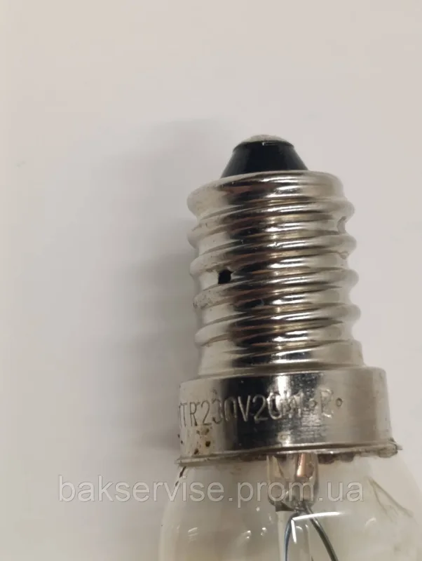 Лампочка для мікрохвильової печі 20W 230V (універсальна) Б/У, изображение 5