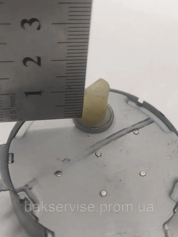 Моторчик тарілки для мікрохвильової печі MDS-4A Б/У, зображення 2