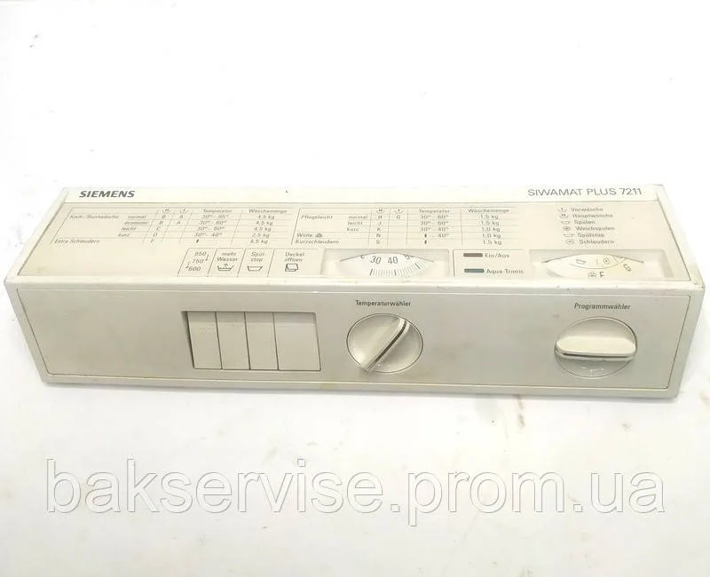 Панель (модель) управления в зборе для стиральной машины Zanussi FCS 920C Б/У, зображення 1