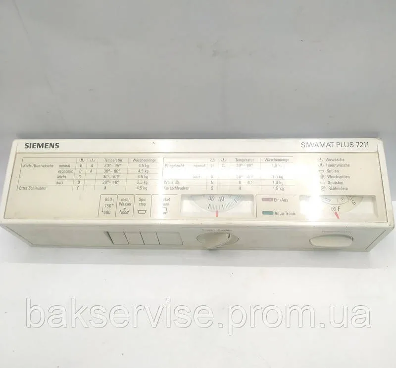 Панель (модель) управления в зборе для стиральной машины Zanussi FCS 920C Б/У, зображення 2