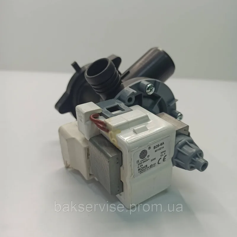 НАСОС W10476931 З КОРПУСОМ B25-6A В ЗБОРІ СУМІСНИЙ З WHIRLPOOL 480111100786 ДЛЯ ПРАЛЬНОЇ МАШИНИ, изображение 2