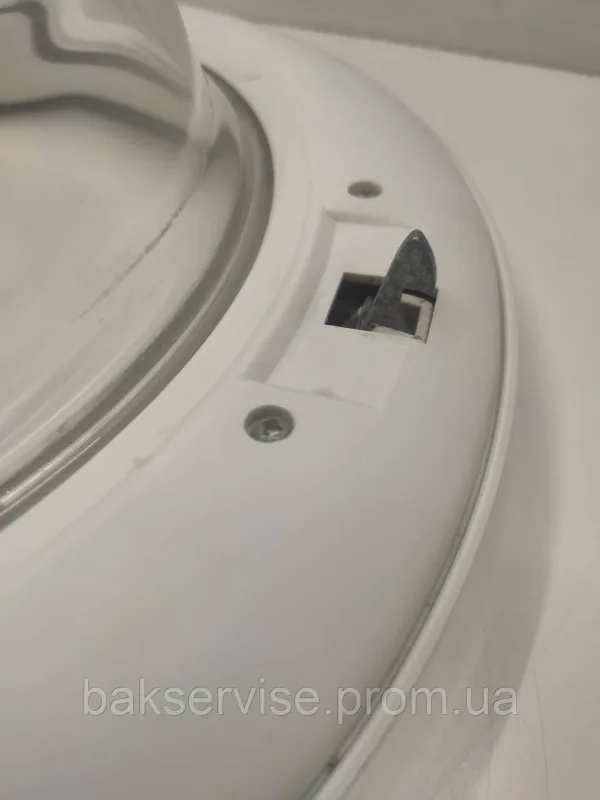 Дверцята (люк) для пральної машини Indesit 482000022681 без завіші Б.У, изображение 3