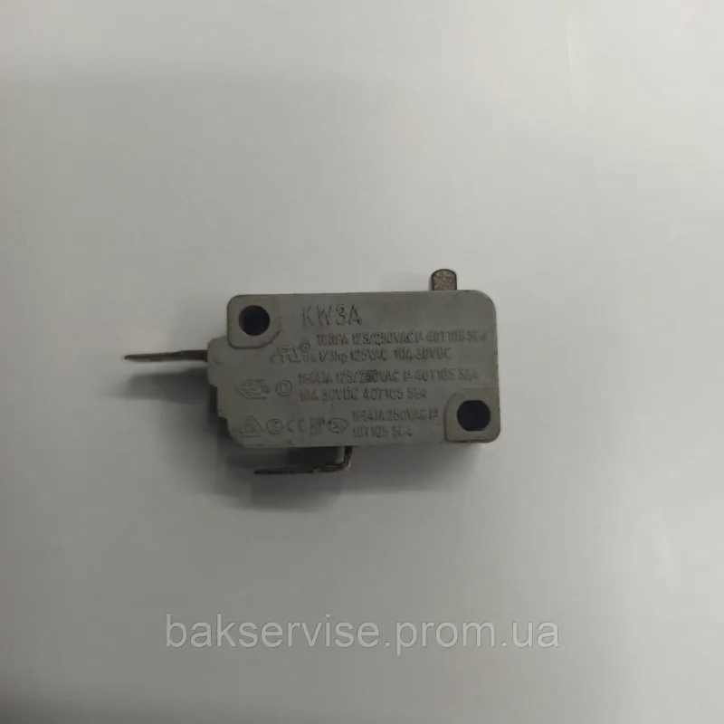 Мікровимикач для НВЧ-печі KW3A 40T105 16GPA 125/250VAC Б/У, изображение 1
