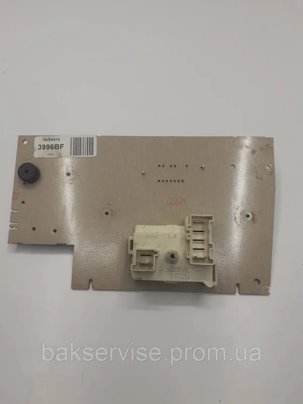 Модуль інтерфейсу пральної машини Атлант 2208,invensys 471945d Б/У, зображення 2