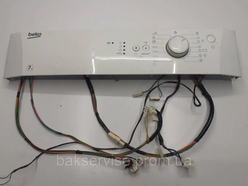 Панель керування для сушильної машини Beko 2970209088, зображення 1