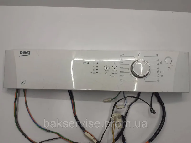 Панель керування для сушильної машини Beko 2970209088, зображення 3