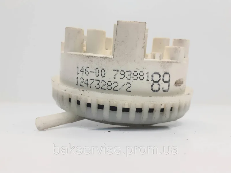 Пресостат СМА 12473282/2 793881 Zanussi.ПРEССОСТАТ (ДАТЧИК РІВНЯ ВОДИ) Б/У, изображение 1
