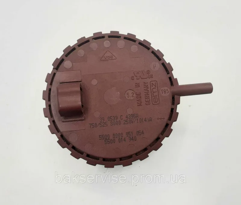 Прессостат (датчик рівня води) для пральної машини Bosh SIEMENS  5500014940 Б/У, изображение 4
