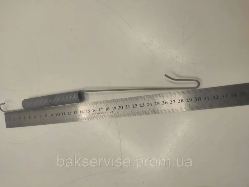 Пружина бака для пральної машини BOSCH 265102 Б/У (ПЕРЕДНІ/довший вусик), изображение 5