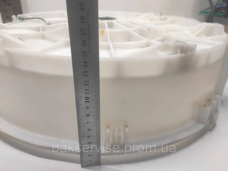 Задня частина бака до пральної машини Samsung DC61-00365A б/у, зображення 4