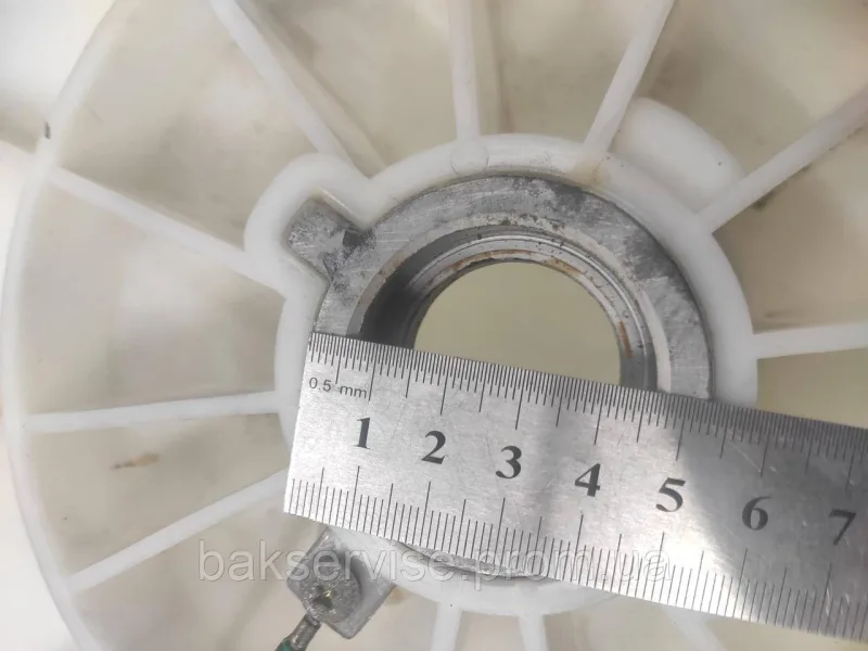 Задня частина бака до пральної машини Samsung DC61-00365A б/у, зображення 6