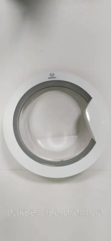 Люк ПРАЛЬНОЇ МАШИНІ Indesit серії IWSE, IWSC,IWSD б/у, зображення 1