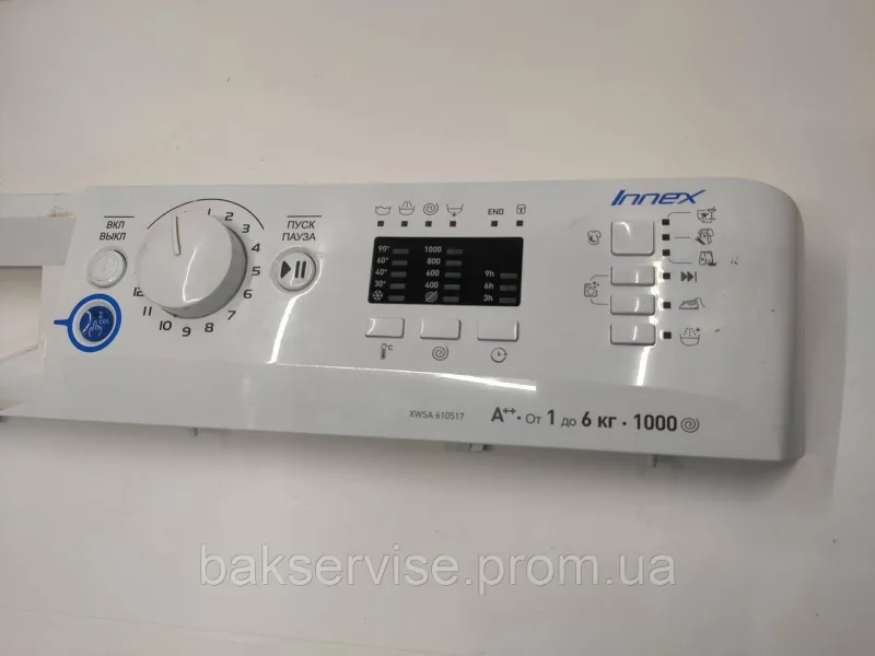 Плата управління до пральної машини Indesit  XWSA 610517 Б/У, зображення 3
