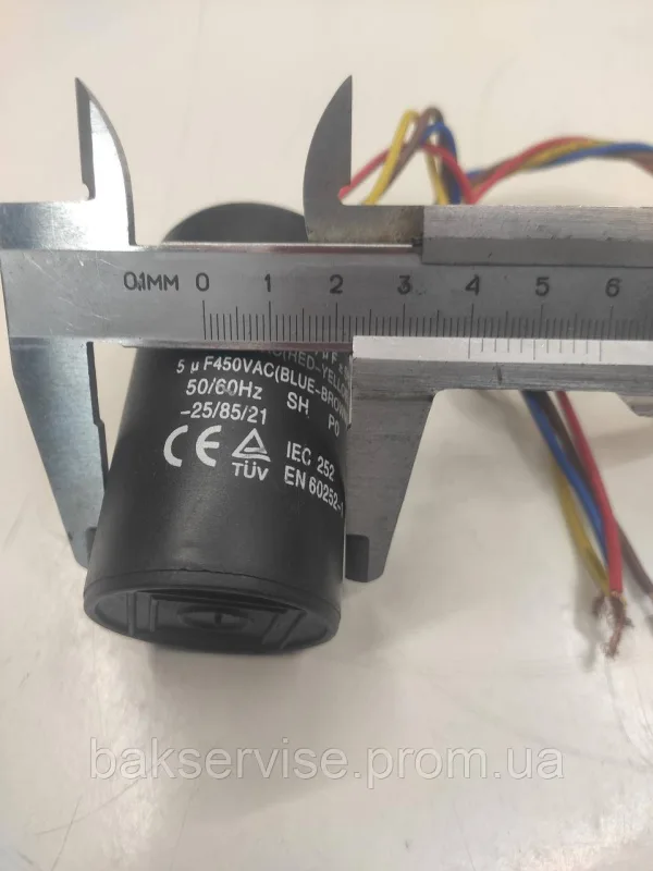 Конденсатор до пральної машини Whicepart ST-073 10 mkF+ 5mkF НОВЕ, изображение 9