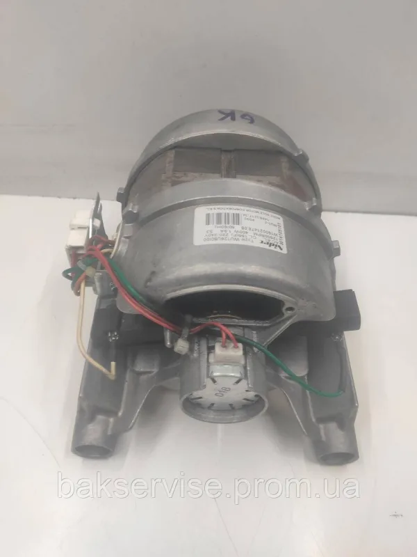 Двигун(мотор) для пральної машини Indesit Ariston W160021478.05 (6 контактів) Б/У, изображение 9
