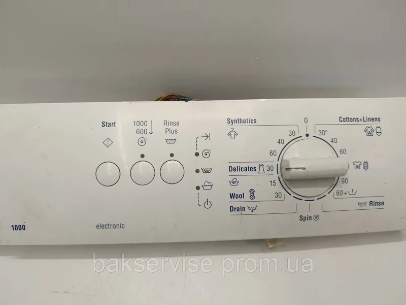Плата управління(індикації) до пральної машини Bosch/Siemens 5560004324 Б/У БЕЗ ПРОВОДКИ, изображение 2