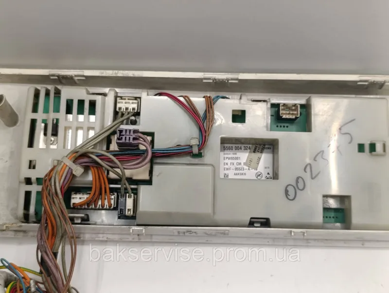Плата управління(індикації) до пральної машини Bosch/Siemens 5560004324 Б/У БЕЗ ПРОВОДКИ, изображение 7