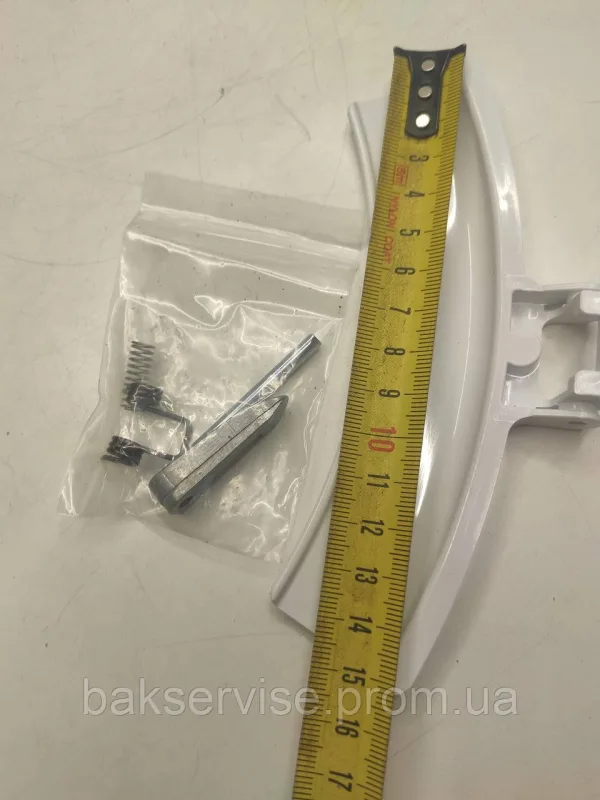 РУЧКА ДВЕРІ (ЛЮКА) У БОРІ ZANUSSI Electrolux 4055237731 ДЛЯ СУШІЛЬНОЇ МАШИНИ, изображение 6