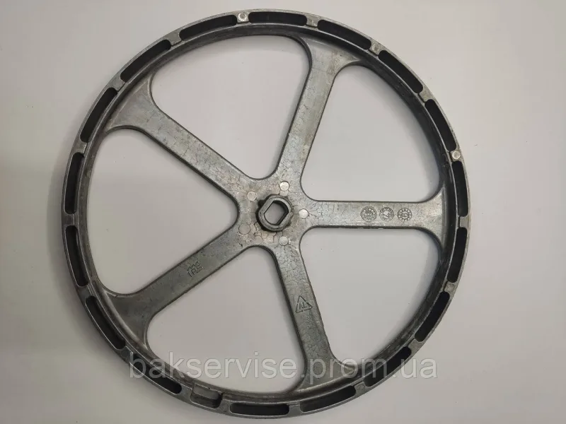 Шків для пральної машини Indesit, Ariston 174001598.00 Б/У, зображення 2