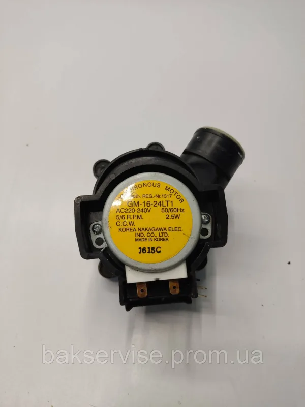 Клапан трьохходовий GM-16-24LT1 для посудомийної машини Beko 1760400100, изображение 1