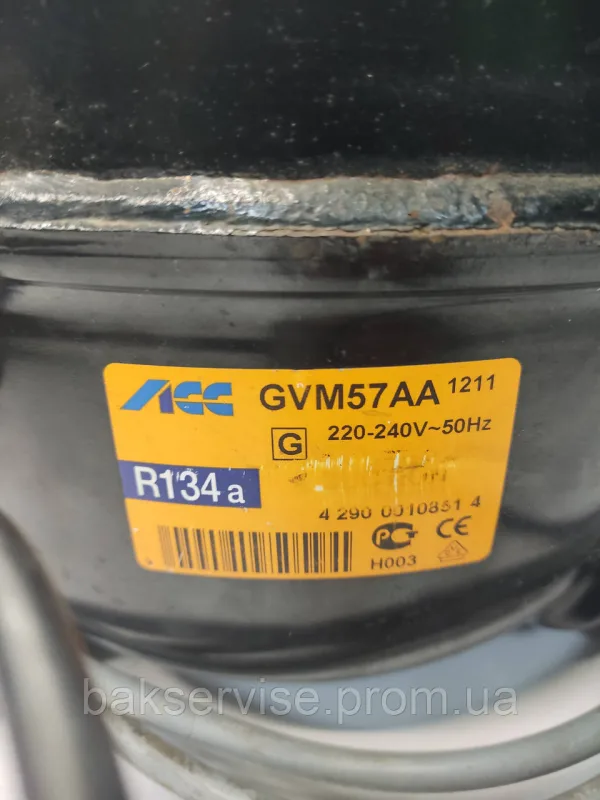 КОМПРЕСОР ACC GVM57AA ДЛЯ ХОЛОДИЛЬНИКА, изображение 2