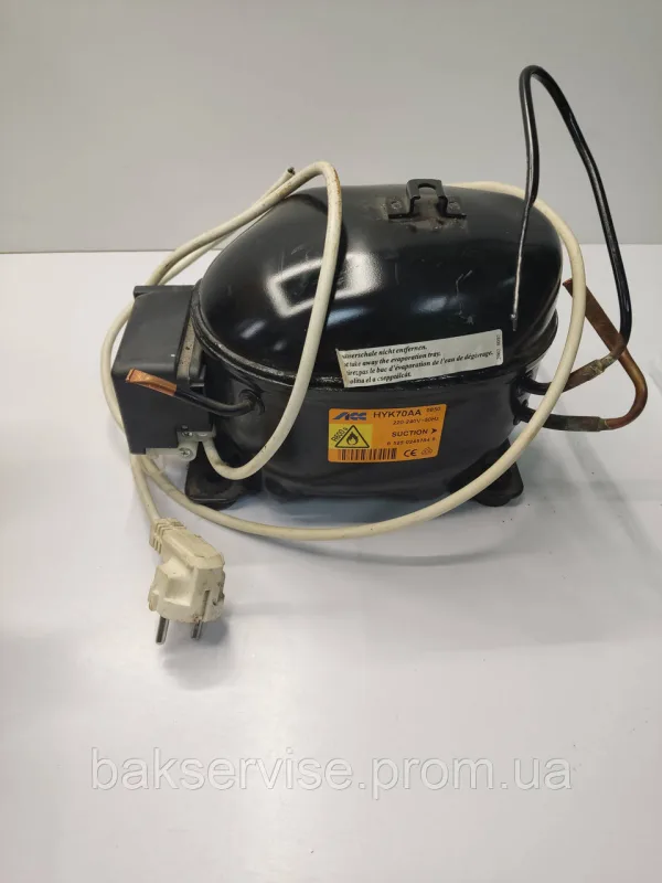 Компресор R600A HYK70AA 6,64 см3 LBP 230 В 1/8 л. з ACC Electrolux 692076, изображение 3