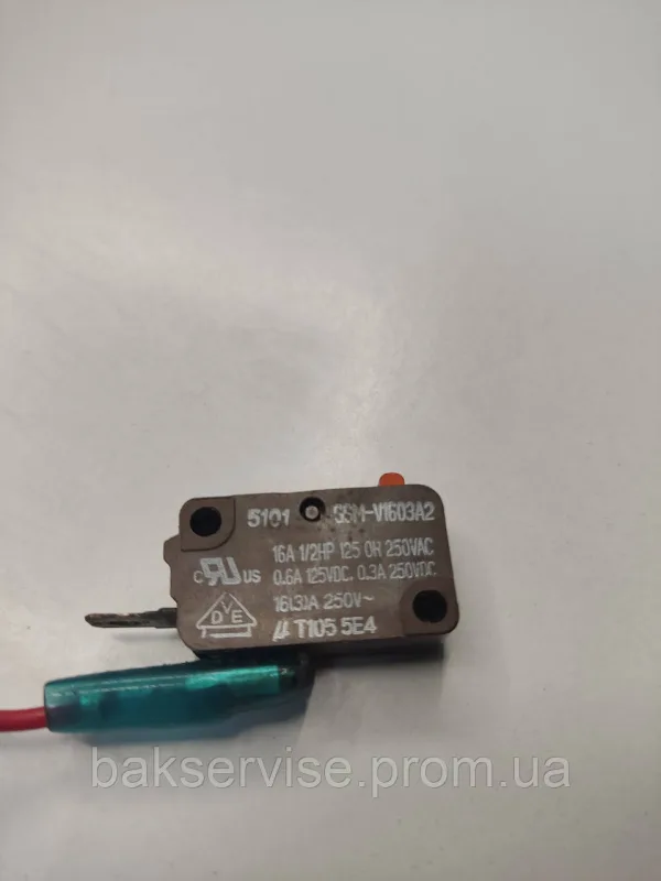 Мікровимикач Gersung GSM-V1603A2 Micro-ondas 16A Корея Кінцевий вимикач для мікрохвильовок ОРИГІНАЛ, изображение 2
