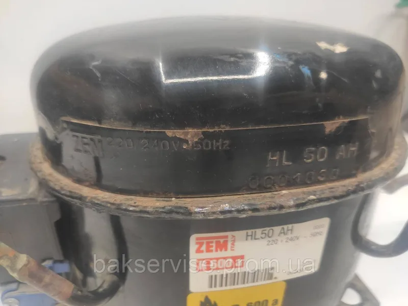 Компресор до холодильника ZEM HL 50AH R600A Б/У, изображение 2