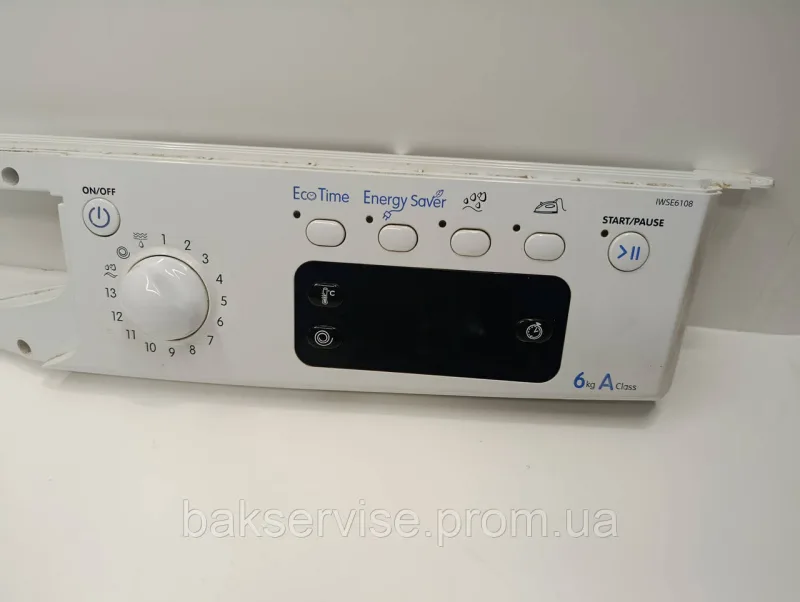 Плата управління(індикації) до пральної машини INDESIT IWSE6108ECOEE Б/У, зображення 2