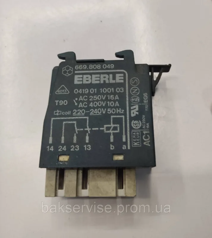 Реле обігріву для ПРАЛЬНОЇ МАШИНИ eberle AEG, Privileg Tnr, 669.808.049, 041901100103, зображення 1