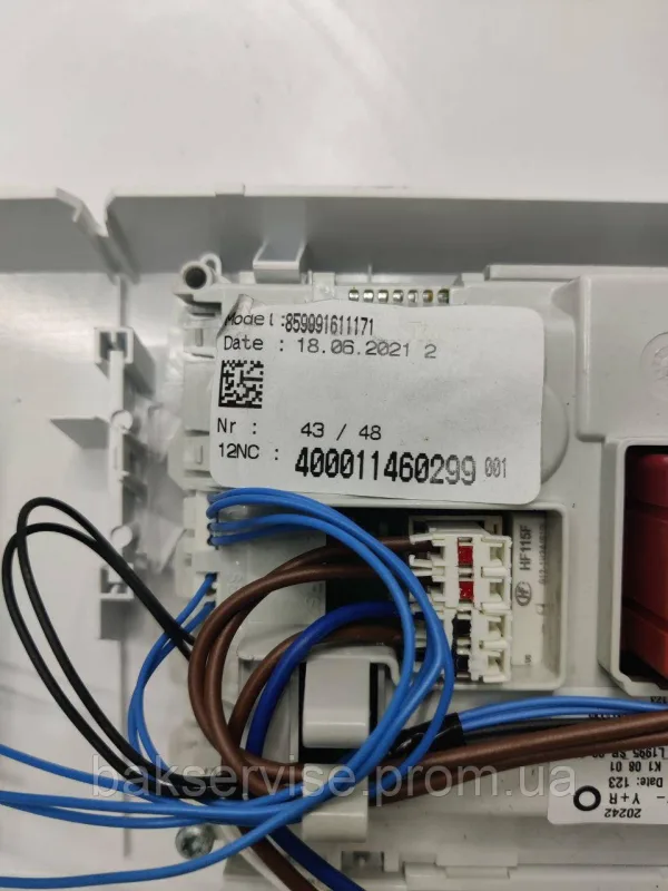 Електронний модуль індикації для пральних машин ARISTON W10710356, зображення 5
