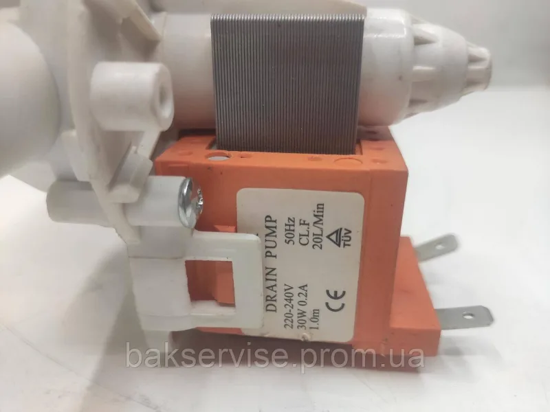 Насос помпа (мотор) зливний до пральної машини ARDO DRAIN PUMP (3 саморізи) НОВЕ, изображение 9