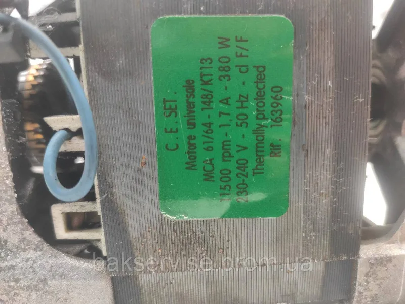 Двигун для пральної машини Gorenje 163960  MCA 61/64-148/KT13 б/у, изображение 4