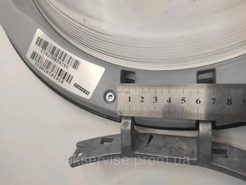 Дверки(люк) до пральної машини Whirlpool  FDLR70250BL без завіси Б/У, изображение 4
