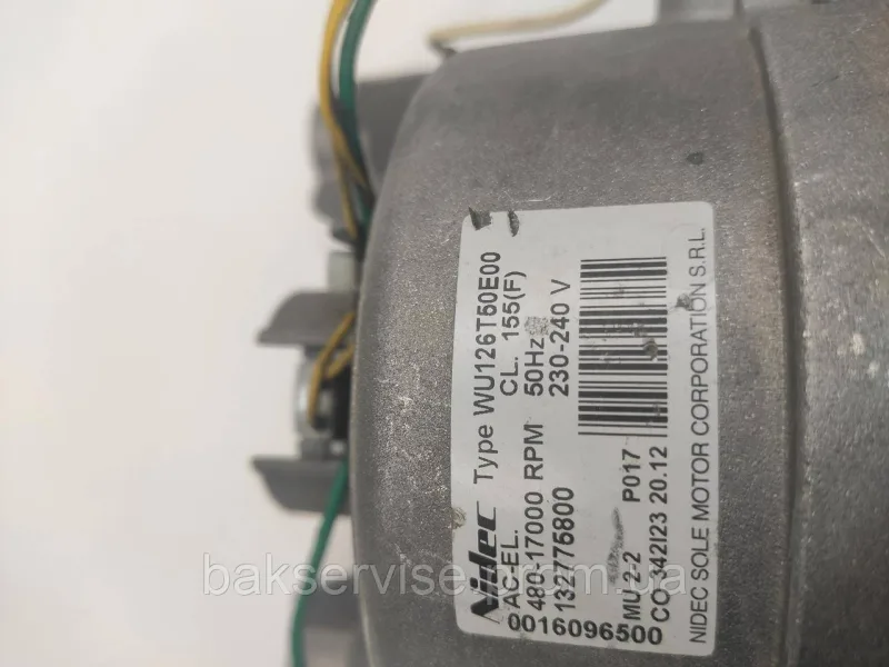 Двигун(мотор) до пральної машини Electrolux 0016096500 б/у, зображення 2